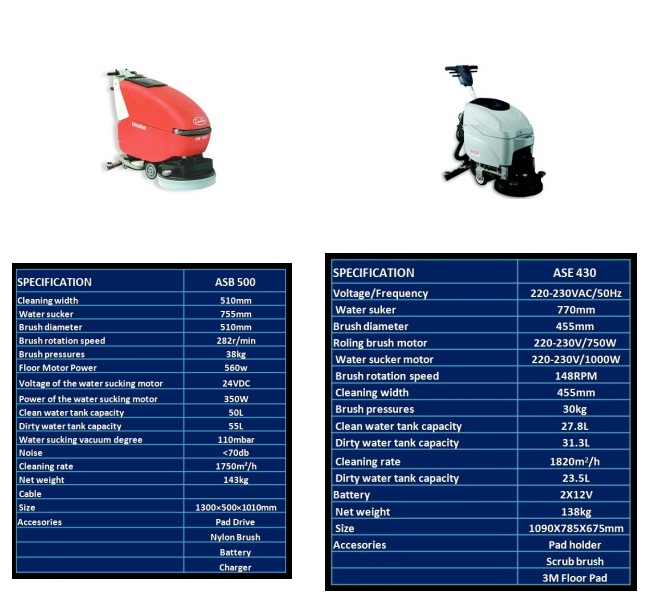 FLOOR SCRUBBER ELECTROKLIN